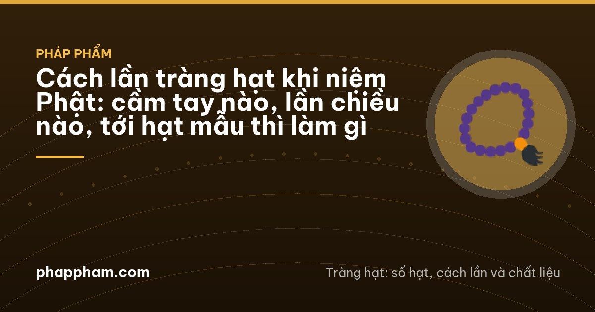 Seated person seen from behind on a woven mat inside a dim wooden temple hall in Hà Nội, one hand at chest height moving dark beads, soft window light, incense haze
